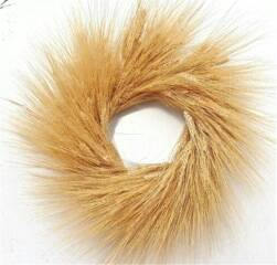Thanksgiving and Christmas Blond Wheat Autumn Fall holiday Wreath 22" fall winter door decor