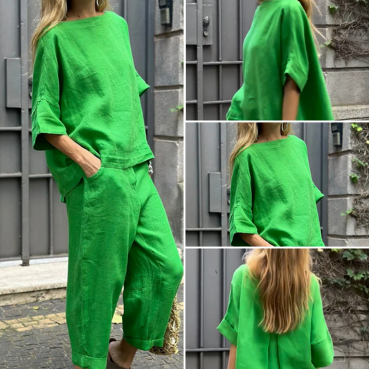 Breezy Linen Outfit Set